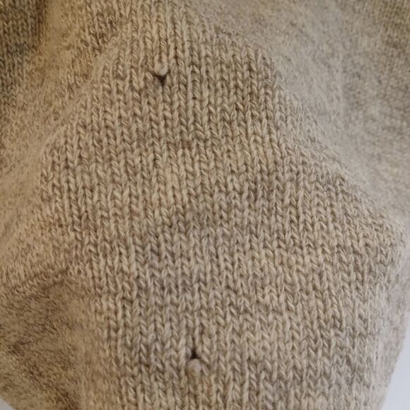 Vintage Eddie Bauer 100% Wool Button Down Sweater Vest Unisex Size Medium Beige - Picture 8 of 10